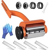 HOTYELL Log Peeler Debarker, Chainsaw Attachment for Wood Bark Removal | Fits Husqvarna &amp; STIHL, 6 Sharp Blades &amp; 2 V-Belts, No-Drill Install, Better Balance, Timber Debarking, Wood Planer &amp; Notcher