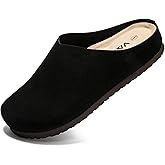 Women's Solid Color Clog Slip-On Shoes - Classic Minimalist Mules, Comfortable All-Day Wear for Indoor & Outdoor
