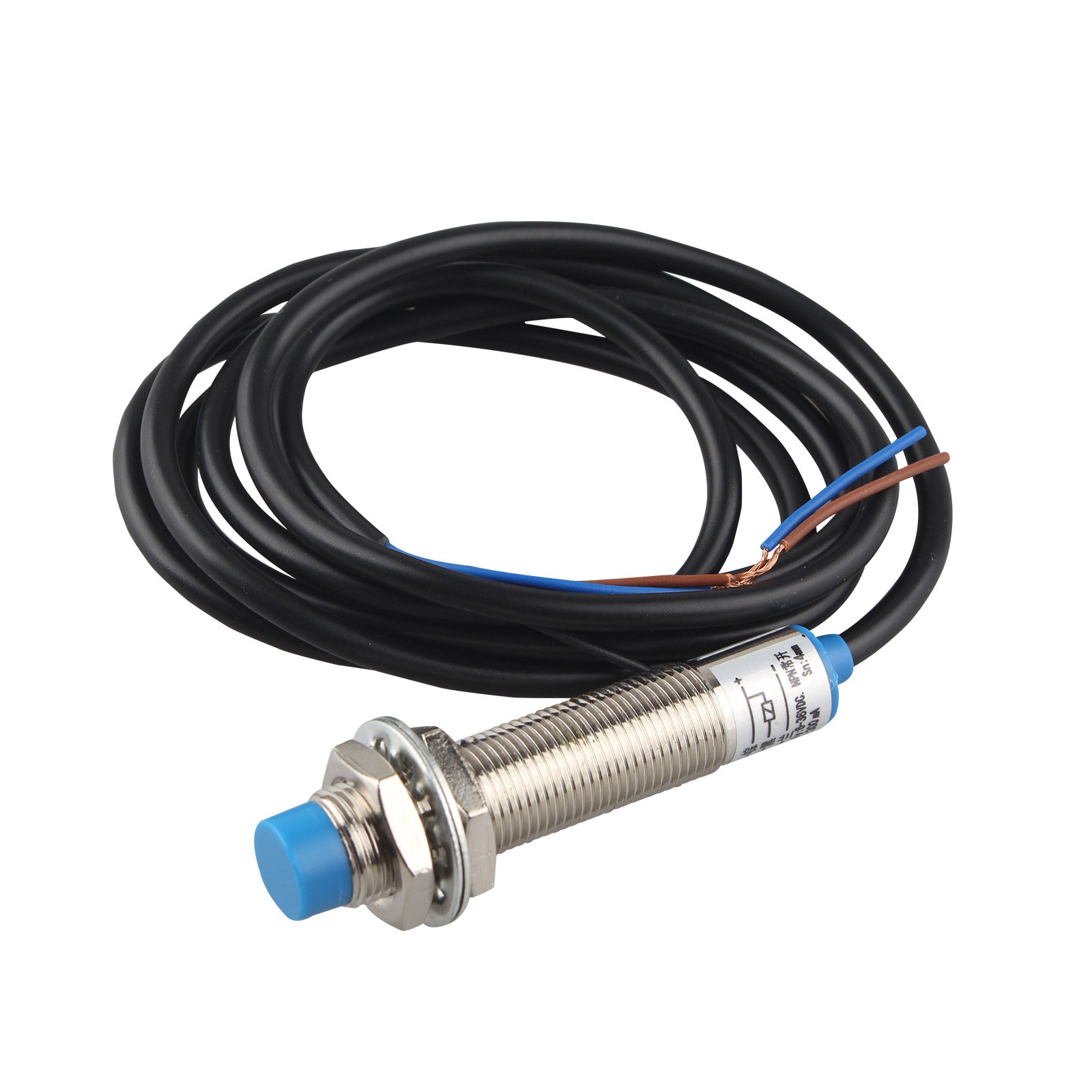 HALJIA LJ12A3-4-Z/BX Detection NPN NO 4mm Tubular Inductive Proximity Sensor Switch DC 6V-36V 300mA
