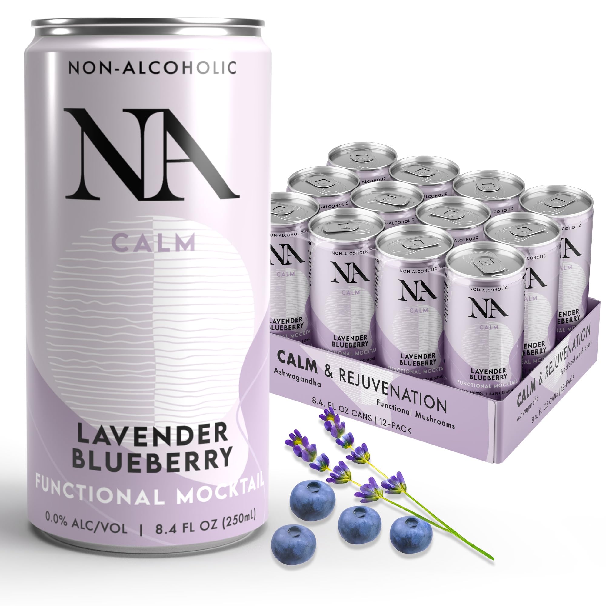 NA Non-Alcoholic Functional Adaptogen Drinks with