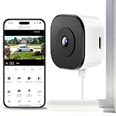 HomiQ Window Security Camera 3MP Indoor WiFi Camera | 2K Ultra HD Clarity True Color Night Vision Smart AI Human &amp; Motion Detection Alexa &amp; Google Home Compatible