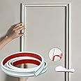 9.8FT×1.6IN Peel and Stick Wall Molding Trim,Flexible Molding Trim Self Adhesive Chair Rail Panel Molding,Crown Molding Peel and Stick Molding Trim for Walls,Door Trim,Mirror Frame Border,Window Frame