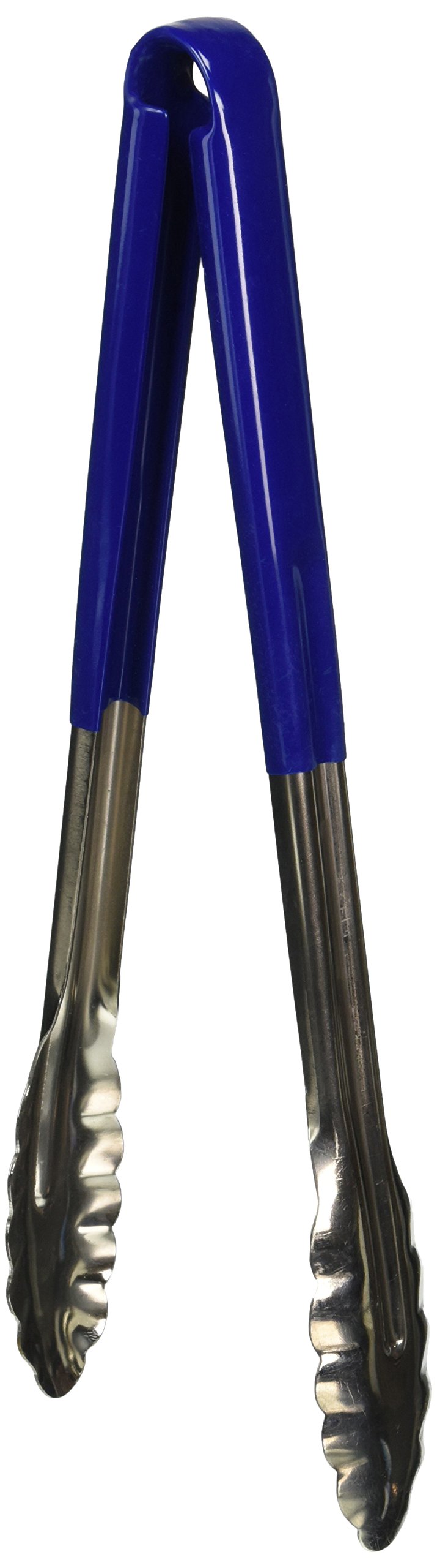 Genware NEV-CCT31BL Colour Coded Tong, Stainless Steel, 31 cm, Blue
