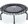 JumpSport 350/350f/370 Indoor Fitness Trampoline, 39-inch | 30 Adjustable Bungees for a Customized Bounce | Safe & Stable No-