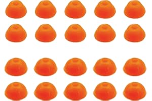 RACOFSB 5 Sets Pro Fingerboard Bushings 75A 80A Good Rebound Urethane Material for Professional Fingerboard Trucks (75A Orange)