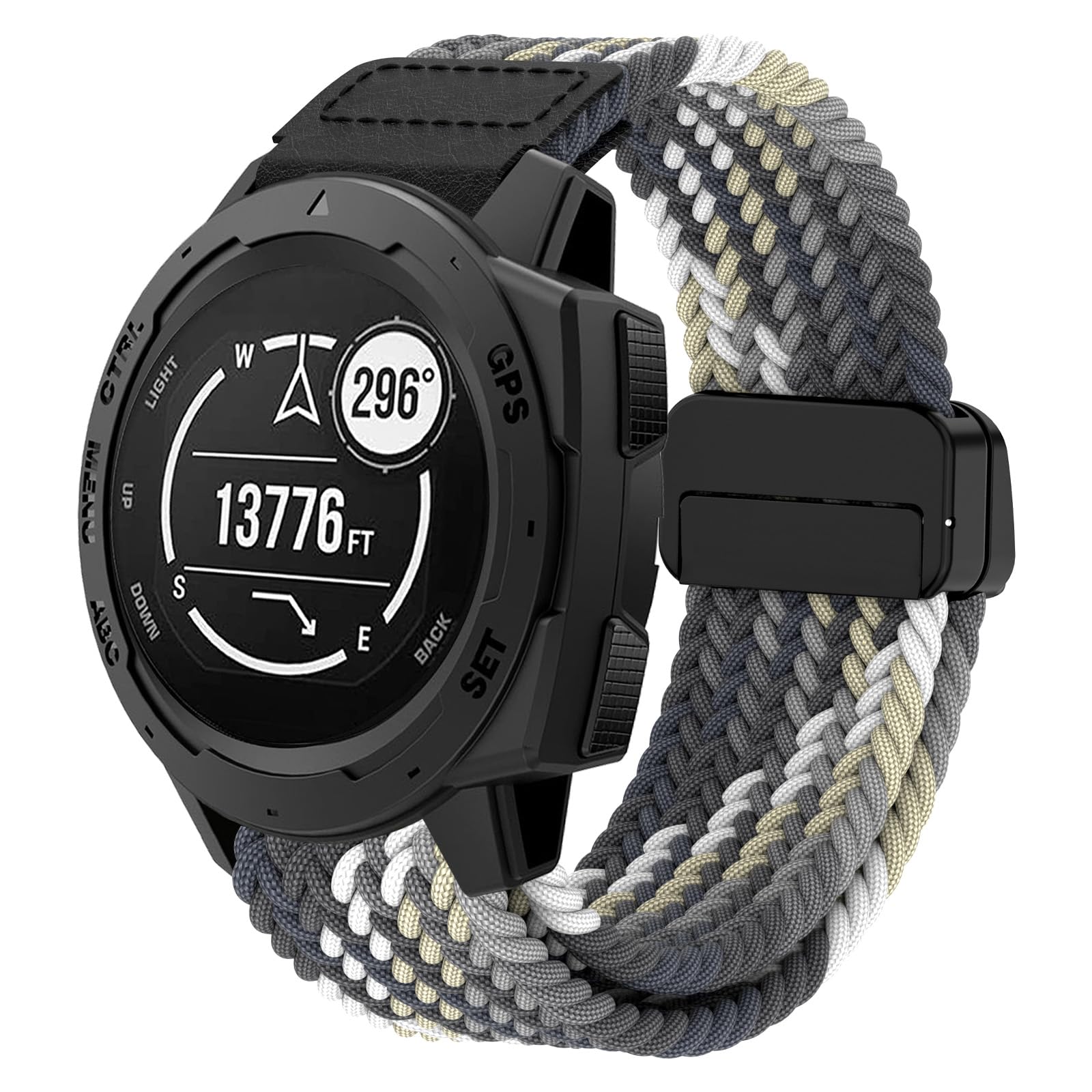 Osinaga Strap for Garmin Instinct - Magnetic Nylon Replacement Wristband for Instinct 2/Solar/Tactical/Esports