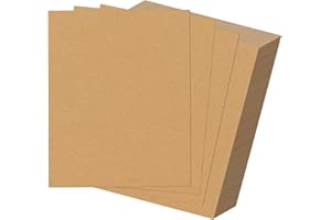 HORLIMER 100 Pack 8x10 Chipboard Sheets, Kraft Cardboard for Shipping, Book Binding, DIY Crafts
