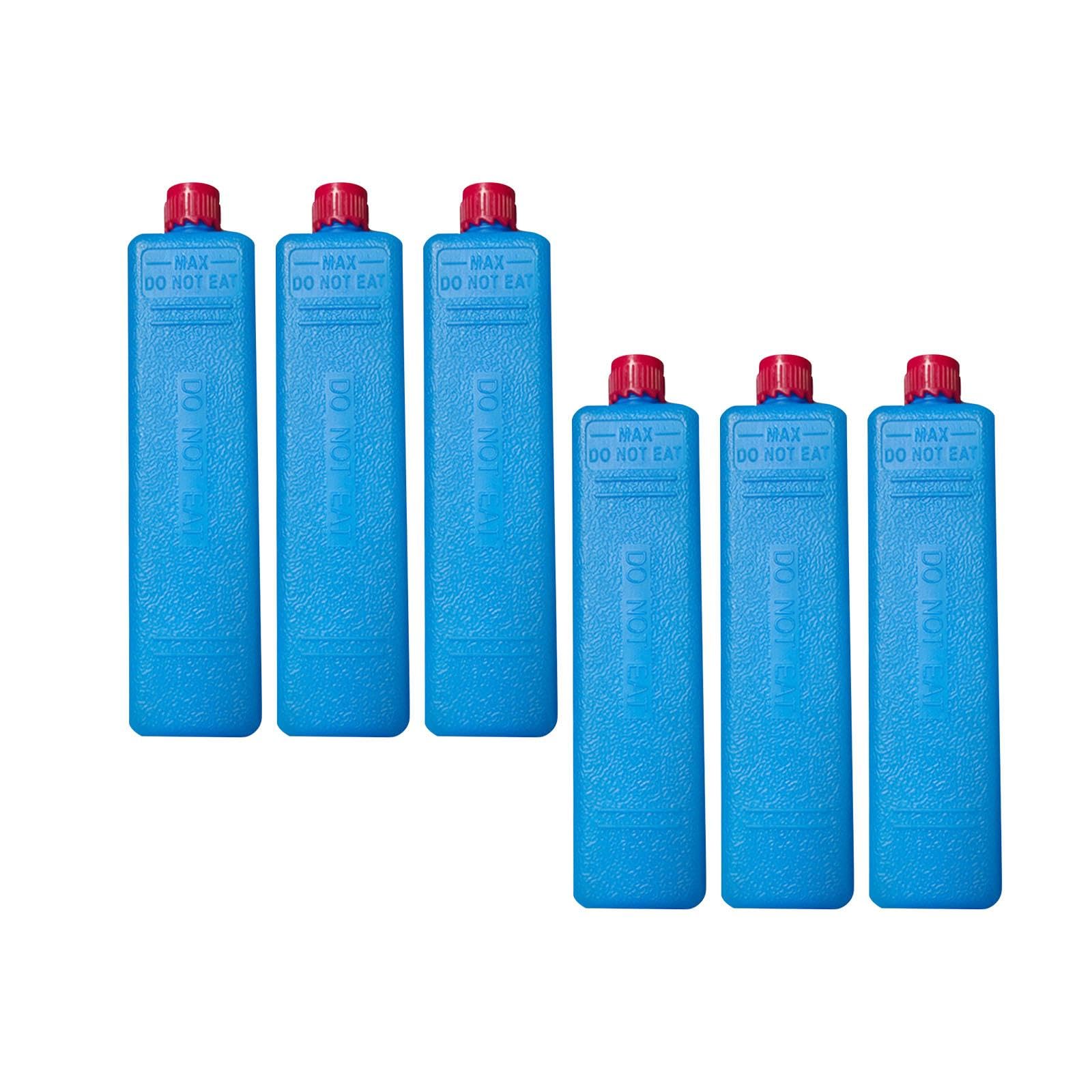 Folpus 6PCS Portable Ice Boxes Resuable Ice Packs Mini Ice Blocks for Cool Bags Long Lasting Freezer Blocks for Travel Beach Fishing Sports Camping BBQ Picnic Hiking