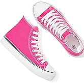 yageyan Womens High Top Canvas Sneakers Lace up Fashion Shoes for Women Casual Classic