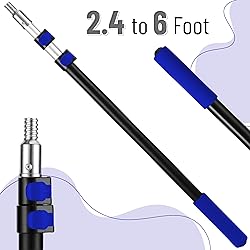 Bates- Extension Pole, 2.4 to 6 Ft Pole, Dark