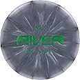 Latitude 64 Retro Burst River | Disc Golf Fairway Driver | Easy-to-Throw Disc Golf Driver for Beginners | Straight Flying | 170g+ Frisbee Disc | Unique Burst Patterns | Color Will Vary, Gray