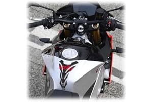 labelbike - 3D Sticker Motorcycle Tank Pad Protection and Decoration in Resin Compatible with Aprilia