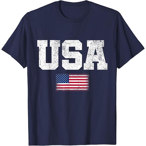 T-shirt Homme Patriotique USA 'Try That In A Small Town' - Coton, Fait Main, Neuf Avec étiquettes