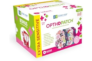 OPTHOPATCH Infants Extra Sensitive Adhesive Eye Patch Girls 70 Pack Series II