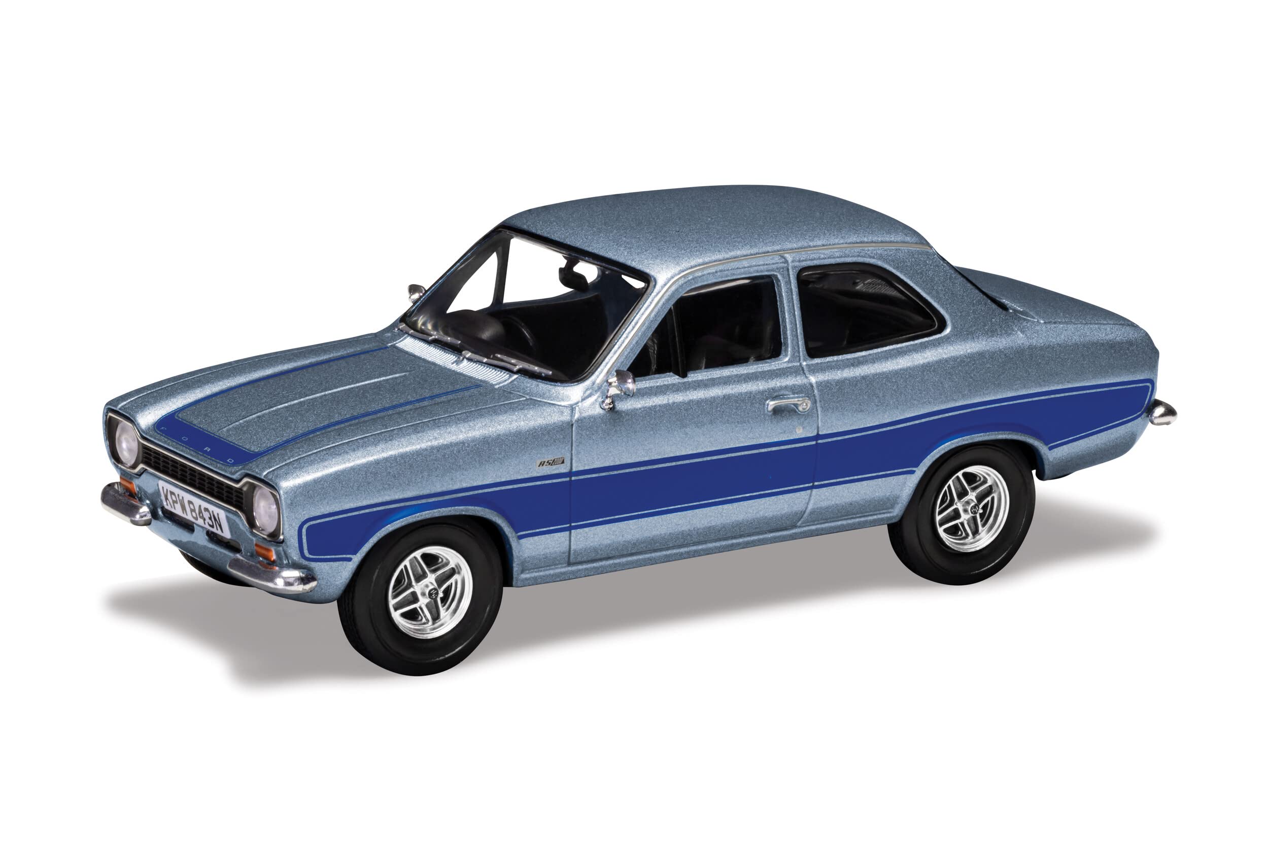 CORGI Ford Escort Mk1 RS2000 - Stardust Silver - Corgi Vangaurds Diecast Model