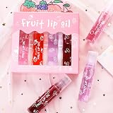 Pakivs 4 Pcs Fruit Lip Gloss Set Transparent Moisturizing Plumper Rolling Ball view 4