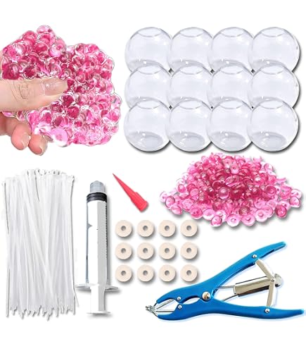 Kit de balle anti-stress Milky Blank Skins avec enveloppe vide, kit de balle de pression avec enveloppe vide, balle anti-stress squeezée sous vide avec base en enveloppe vide, couvercle, colle, 12 Kit de balle anti-stress Milky Blank Skins avec enveloppe vide, kit de balle de pression avec enveloppe vide, balle anti-stress squeezée sous vide avec base en enveloppe vide, couvercle, colle, 12