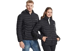 Unisex Heated Hoodie Heating Puffer Coats Heate Jacket for Womens and Mens Plus Size Sweatshirts Coat Hunting Jackets