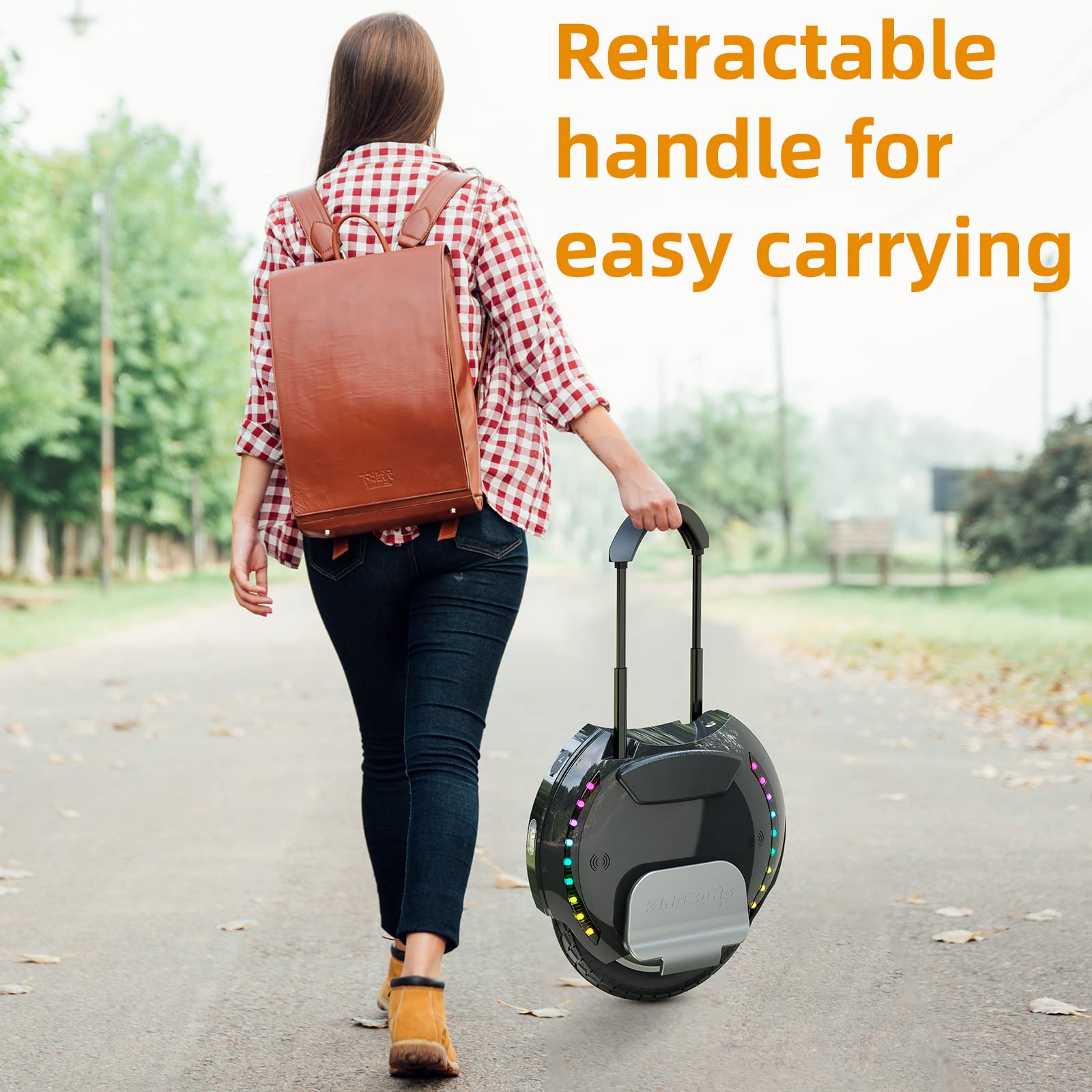 Kingsong 14M Electric Unicycle for Riders, 14 Inch Electric Unicycle for Beginners, Commuter EUC