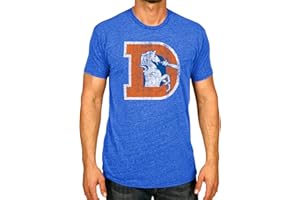 Team Fan Apparel NFL Modern Throwback T-Shirt - Cotton & Polyester Short Sleeve Adult Sports Tee