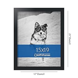 ArtToFrames 15x19 Inch Black Picture Frame, This