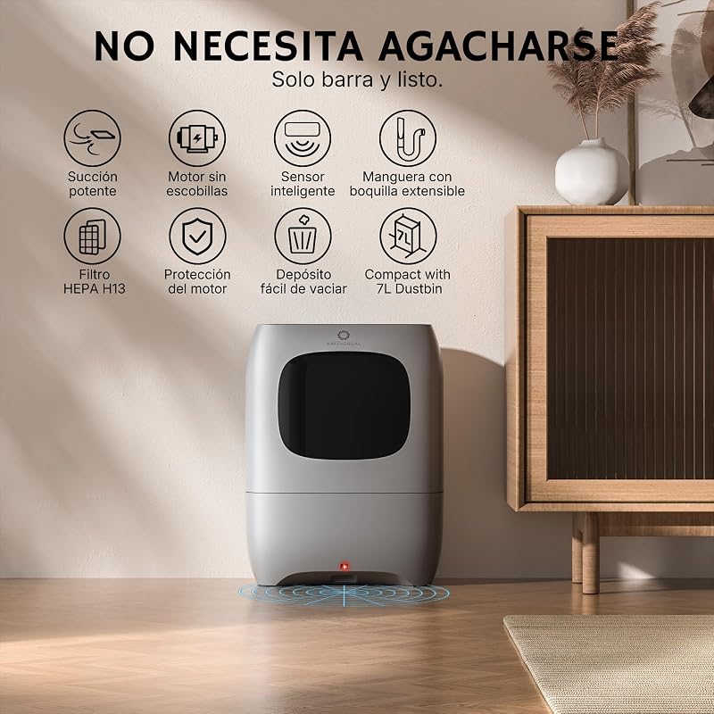 Aspirador automático T1 sem contacto, 20kPa, 2 modos — foto 2 de 8