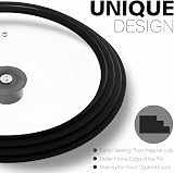Anaeat Silicone Universal Lid for Pots Pans Skillets 10 11 12 Inch view 5