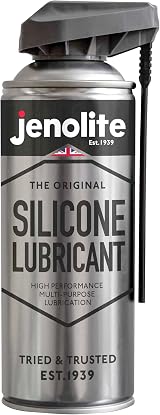 Jenolite Silicone Spray Lubricant 400ml SMART STRAW Multi-Purpose Heat Resistant view 1