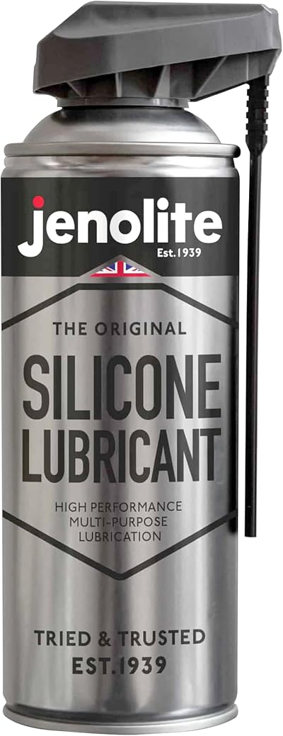 Jenolite Silicone Spray Lubricant 400ml SMART STRAW Multi-Purpose Heat Resistant