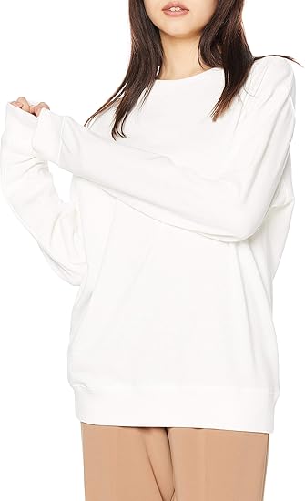 Amazon ウィゴー ペアバックフレームプリント スウェット プルオーバー レディース トレーナー パーカー 通販