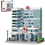 NEWABWN City Hospital Toy Building Set with LED