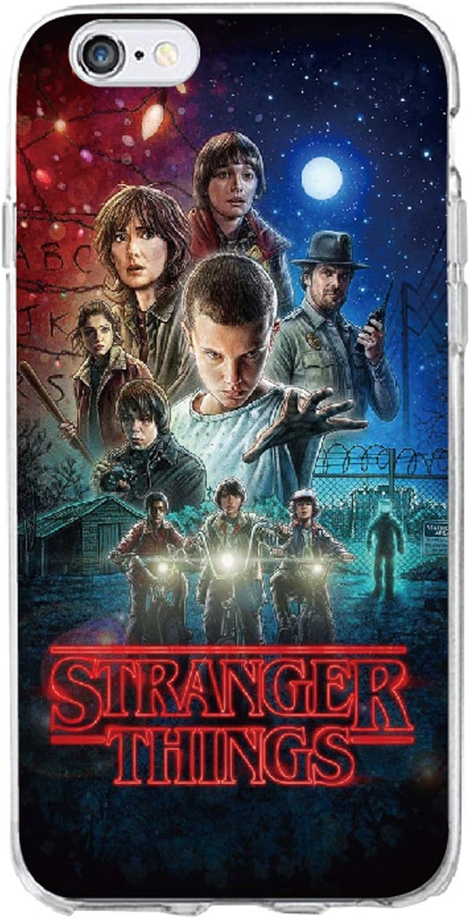JIJUEMIU Stranger Things iPhone XR case Shock-Absorption Bumper Cover Anti-Scratch Clear Back for Apple iPhone XR
