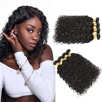 Amazon Com Huarisi 10a Brazilian Water Wave Bundles 14 16 18 20