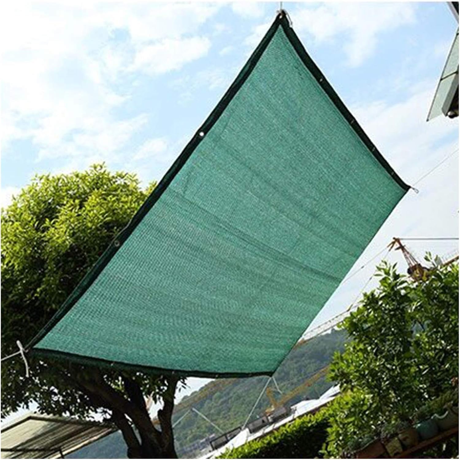 Sun Shade Tarp Sunscreen Awning Terrace Sun Room Garden Flower Plant Uv