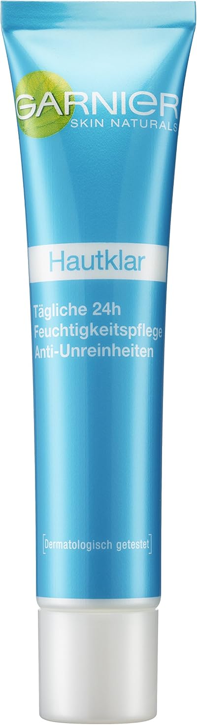 Garnier Skin Clear Daily 24H Anti-Impurities Moisturiser Gel 3x40ml Zinc