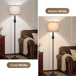 Drum Lampshades Set of 2, Fabric Lampshades for