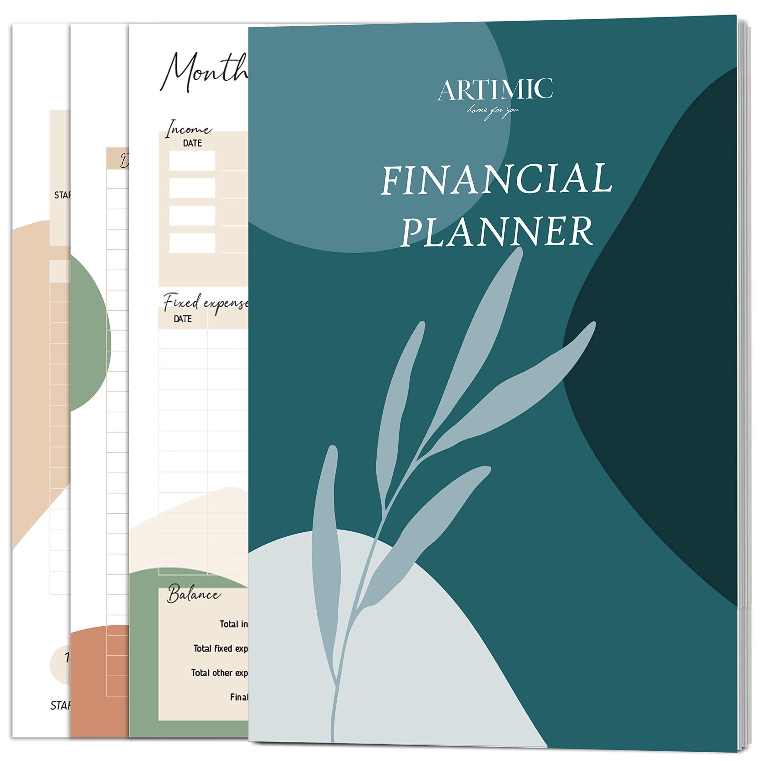 BIROYAL Budget Planner, Budget Book 60 Pages Financial Planner Including Monthly Budget, Expenses Tracker, Savings, Income, Budget Book to Control Your Money
