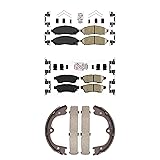 Transit Auto Front Rear Ceramic Disc Brake Pads Kit