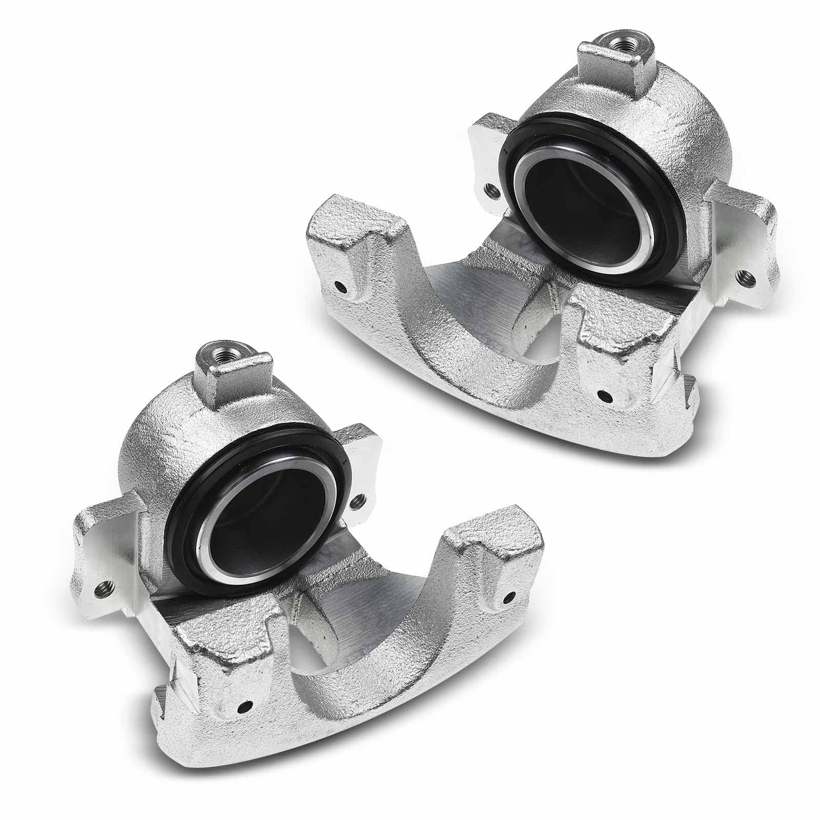 Conjunto de pinza de freno de disco A-Premium sin soporte compatible con modelos selectos Ford y Mercury - Para Mustang, Fairlane, Falcon, Ranchero, Torino, Comet, Cougar, Cyclone, 1968-1973 - Delantero