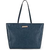 Montana West Medium Tote Bags for Women Shoulder Handbag with Zipper Lightweight Everyday Purse for Work, Travel, or Shopping