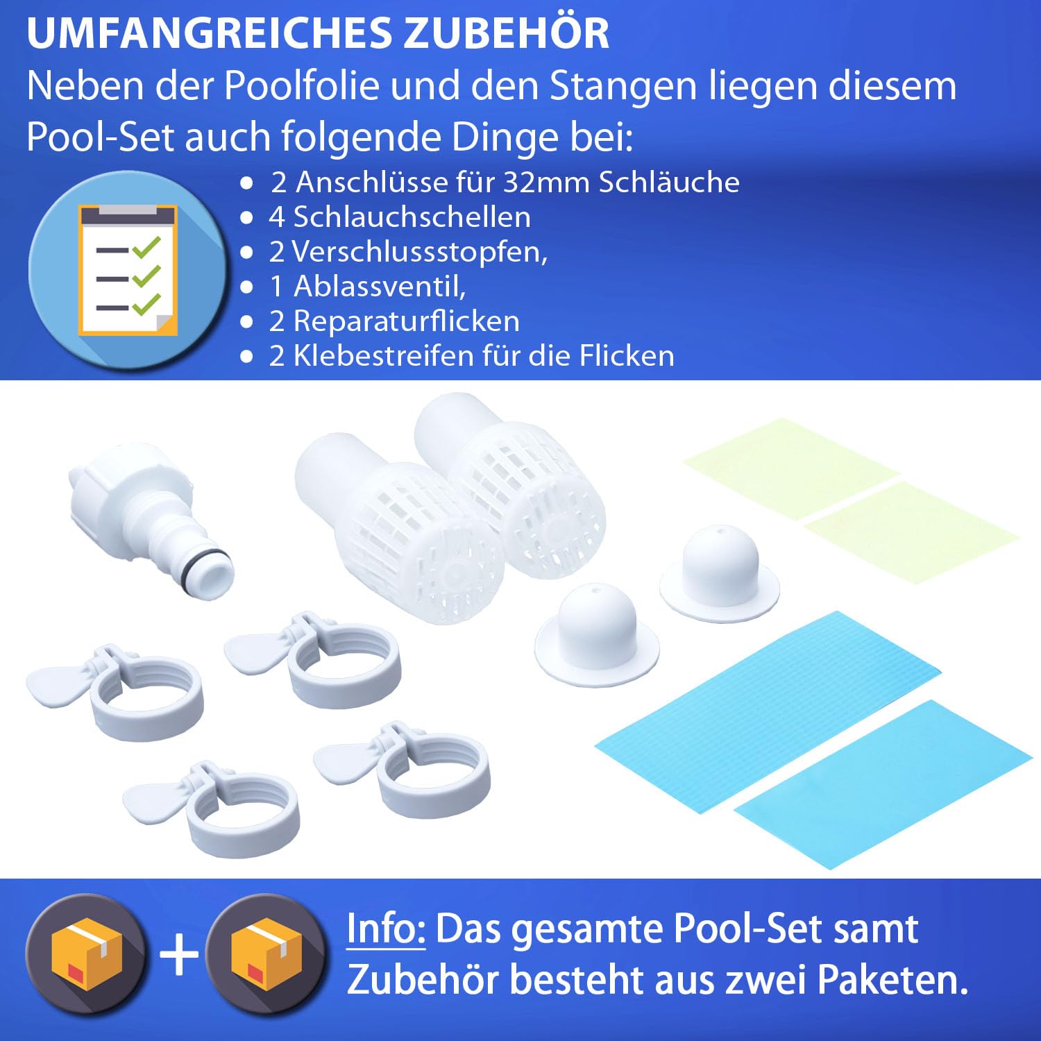 Avenli Frame Pool Rondo 366 x 122 cm - Ohne Pumpe und Zubehör 4