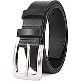 GOIACII Cow Leather Casual Belt for Men Rotated Buckle Casual Jeans Dress Belts With Gift Box