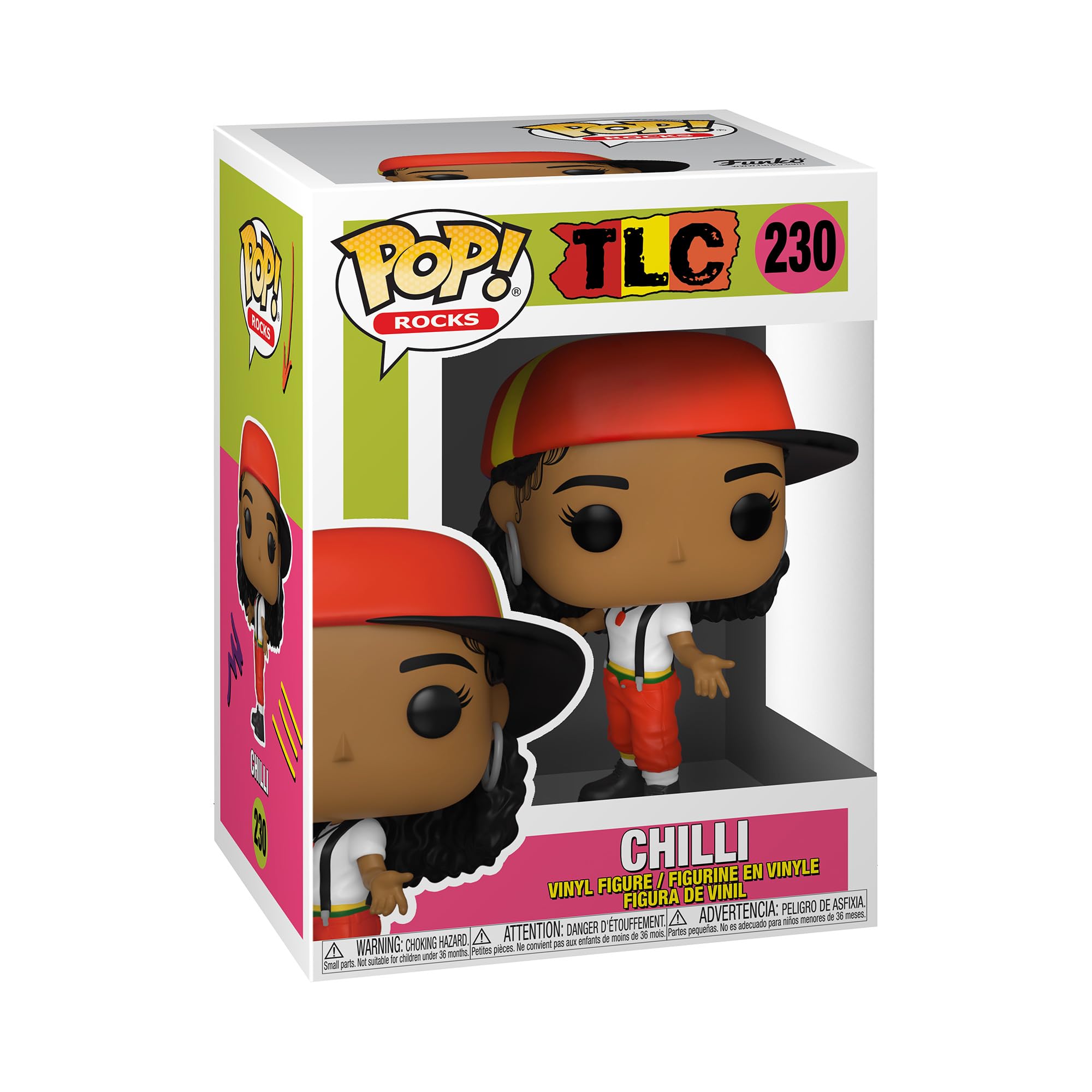 Funko Pop! Rocks: TLC - Rozonda "Chilli" Thomas - Chilli - Collectable Vinyl Figure - Gift Idea - Official Merchandise - Toys for Kids & Adults - Music Fans - Model Figure for Collectors and Display