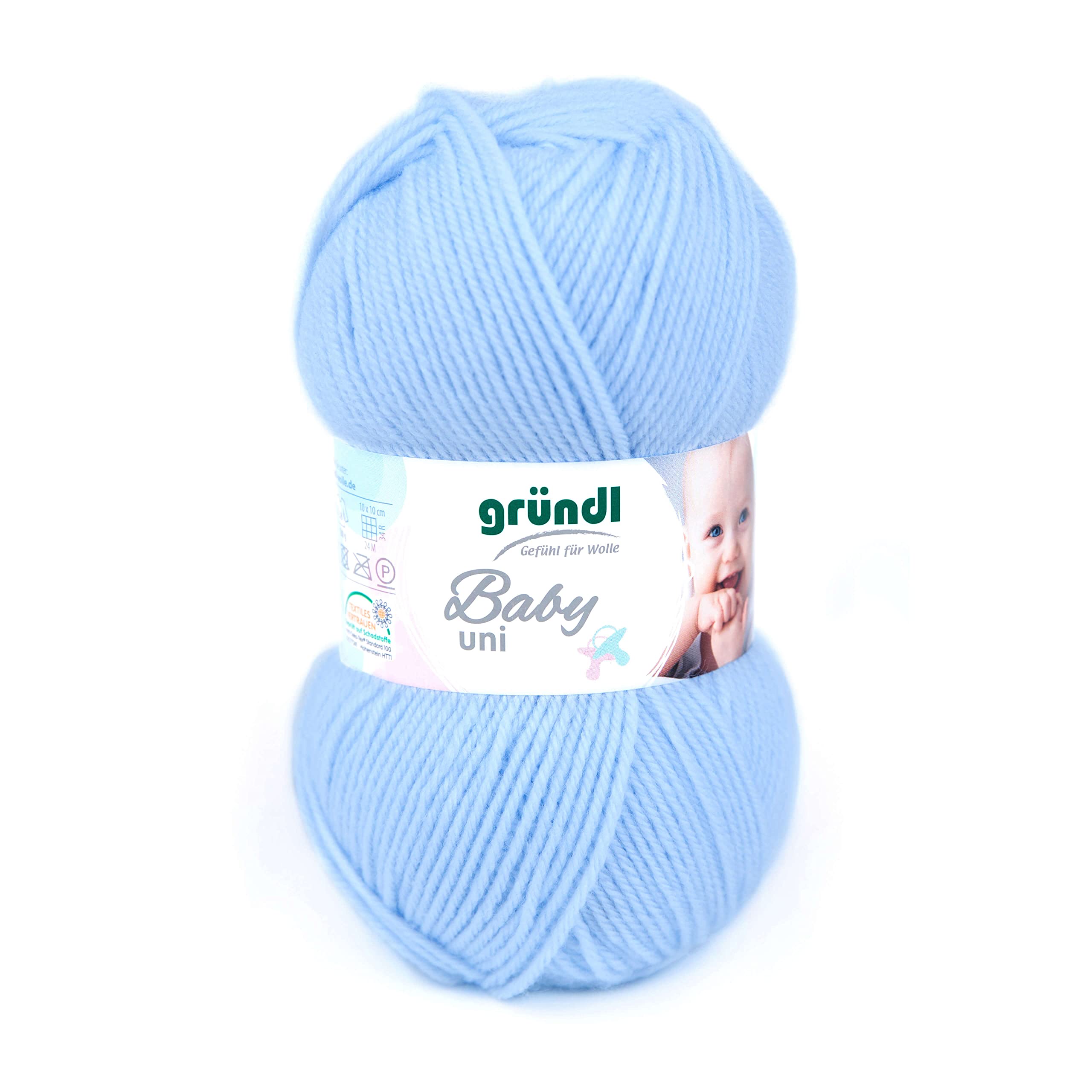 Gründl Yarn, Pastel Blue, Approx. 150 m 3458-03