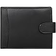 RAS WALLETS Men's Leather Trifold Wallet-Holds 12 Cards-2 Note Sections