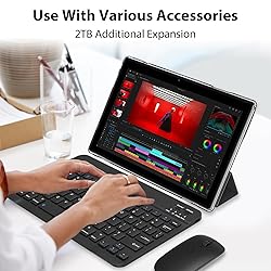 Android 15 Tablet 10 Inch, 18GB RAM+128GB ROM/2TB