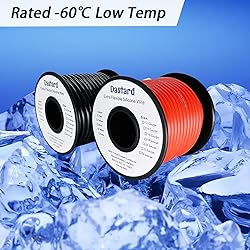 Dastard 16 AWG Silicone Stranded Wire【Black 100ft