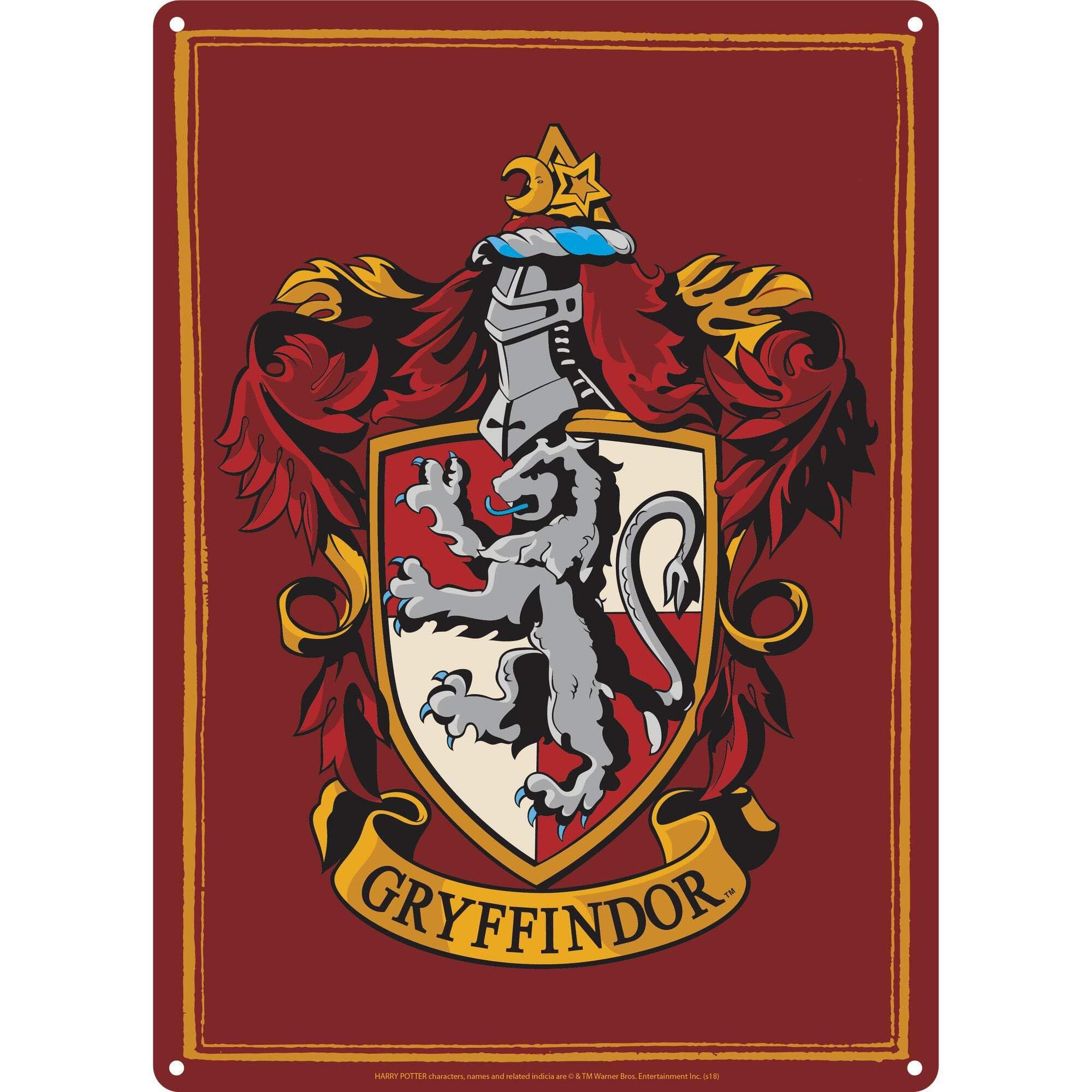Harry Potter - Tin Signs - Harry Potter Tin Sign - Gryffindor Crest