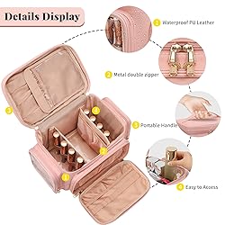 Bagmoly Large Makeup Bag, Portable Travel Makeup