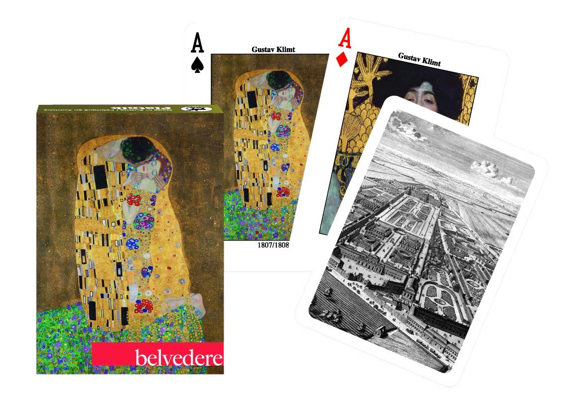 Piatnik 1629 "Belvedere Masterpieces Card Game (55-Piece)